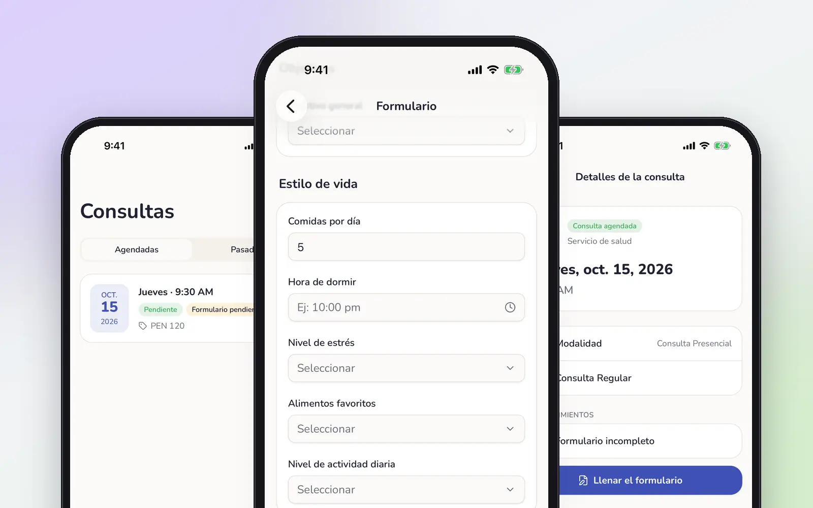 Chegue a cada consulta sabendo como seu paciente está.
