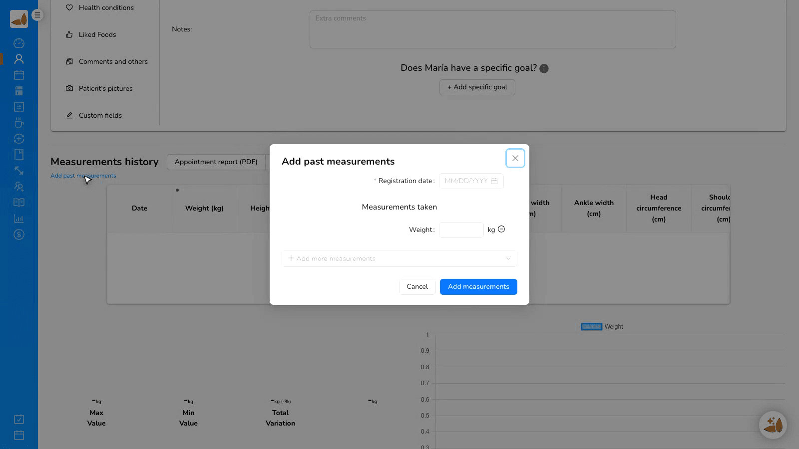 Your patients see progress in the app — and that sells the next package.